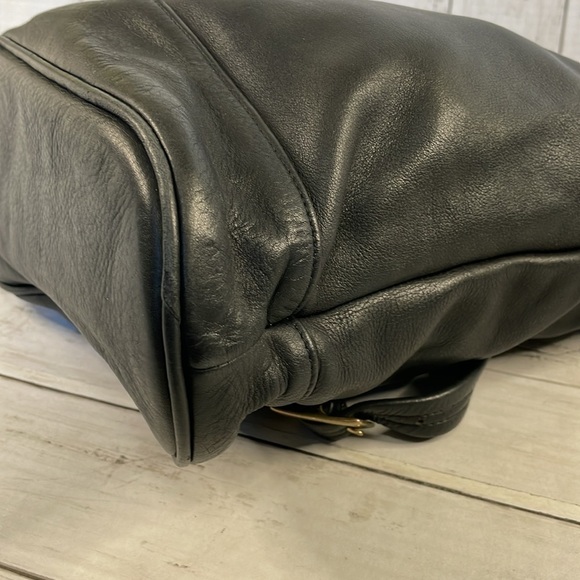 Sven Design Black Napa Leather Sling/Tote - Picture 5 of 15